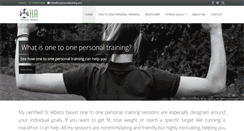 Desktop Screenshot of ha-personaltraining.com