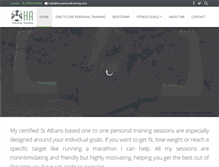 Tablet Screenshot of ha-personaltraining.com